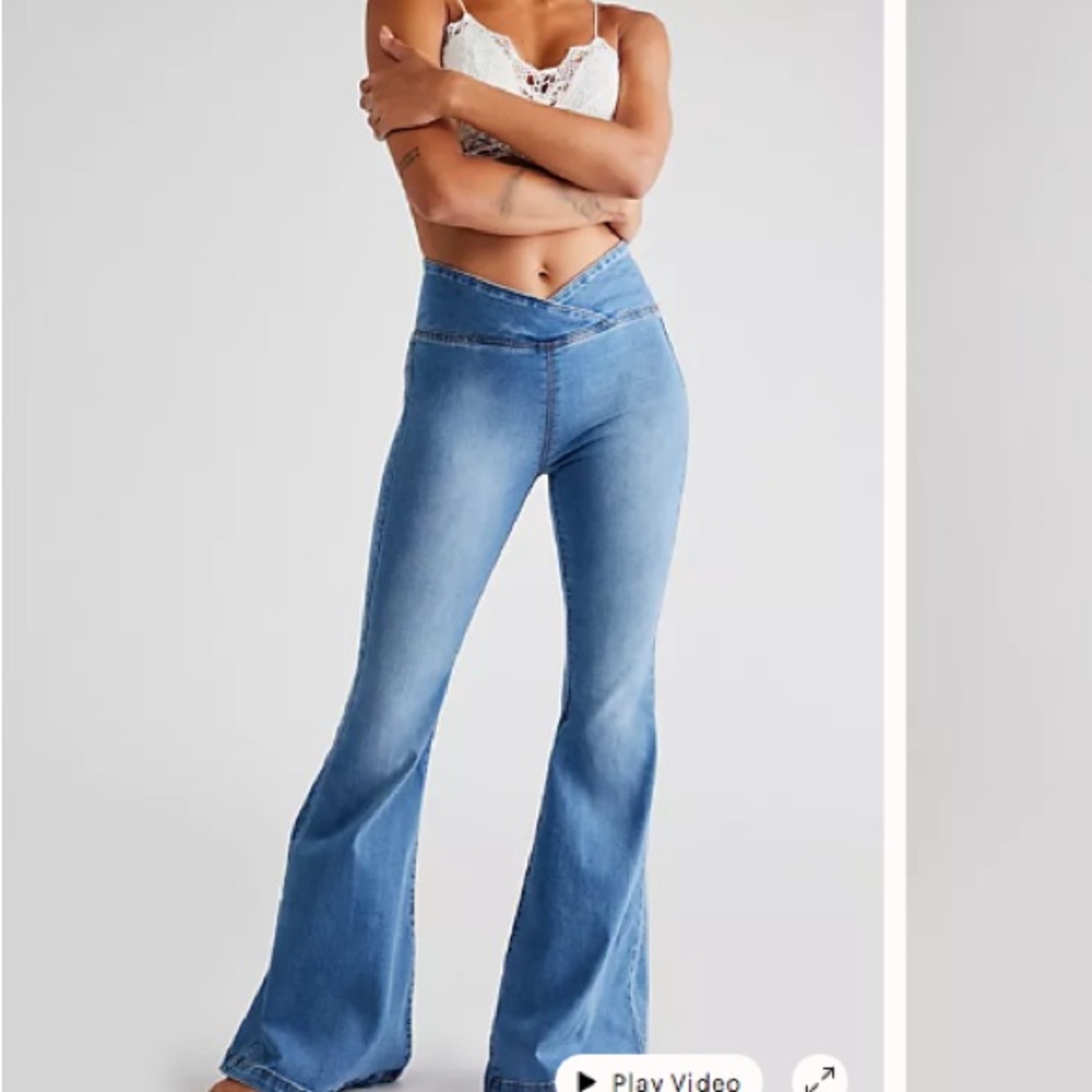 We the free Venice flares jeans color echo free people 27 v waist bell bottom